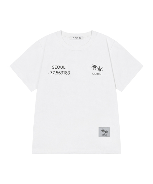 COIRIS（コイリス）の「ソウルシティアーカイブ 半袖Tシャツ (2カラー)（Tシャツ/カットソー・レディース・ブラック/ホワイト・FREE）」の3枚目の写真