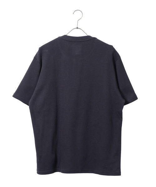 jiggys shop(ジギーズショップ)の「オーガニックコットン ワッフルサーマル ヘンリーネック 半袖Tシャツ カットソー(Tシャツ/カットソー・メンズ・杢グレー/ホワイト/ブラック・LARGE/MEDIUM/X-LARGE)」の20枚目の写真