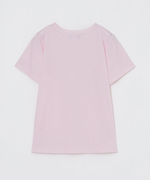 BLUE LABEL CRESTBRIDGE(ブルーレーベルクレストブリッジ)の「エナメルロゴプリントTシャツ(Tシャツ/カットソー・レディース・ベビーピンク/ホワイト/ブルー系その他2/ブラック・38)」の6枚目の写真