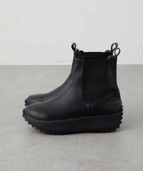 BEARDSLEY(ビアズリー)の「レザーサイドゴアショートブーツ(ブーツ・レディース・ブラック・25cm/24.5cm/24cm/23cm/22.5cm/23.5cm)」の15枚目の写真