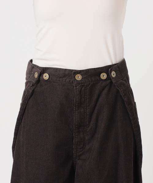Uhr（ウーア）の「Uhr/ウーア Wide Corduroy Pants パンツ（その他パンツ・レディース・ネイビー/ブラウン・36/38）」の18枚目の写真