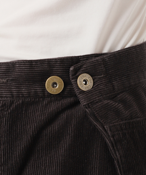 Uhr（ウーア）の「Uhr/ウーア Wide Corduroy Pants パンツ（その他パンツ・レディース・ネイビー/ブラウン・36/38）」の10枚目の写真