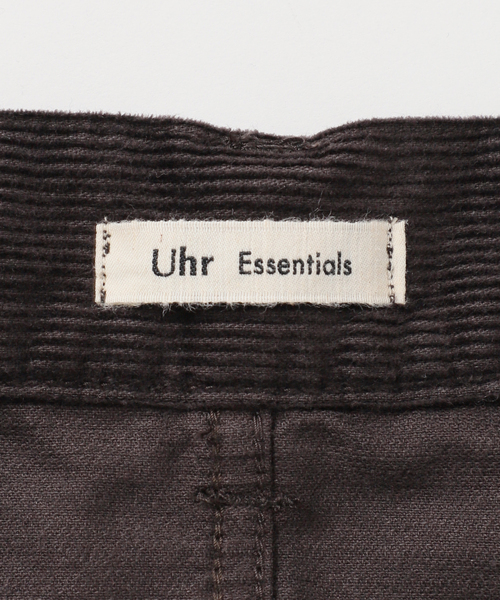 Uhr（ウーア）の「Uhr/ウーア Wide Corduroy Pants パンツ（その他パンツ・レディース・ネイビー/ブラウン・36/38）」の3枚目の写真