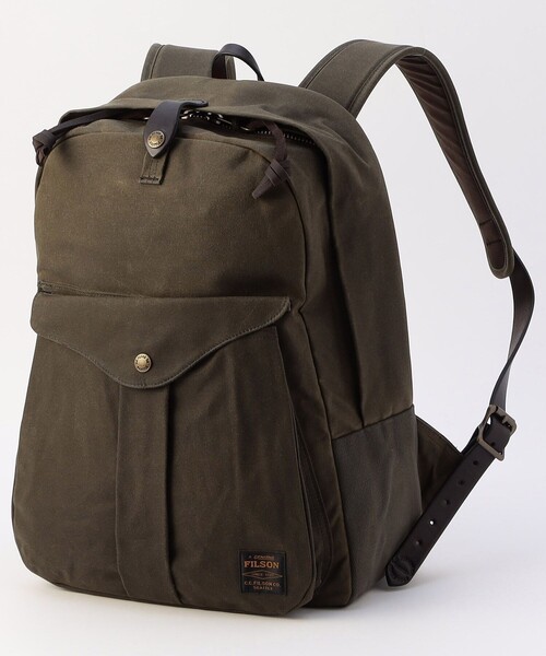 FILSON(フィルソン)の「FILSON/フィルソン Journeyman Backpack/ジャーニーマン バックパック(バックパック/リュック・メンズ・オリーブ・ONE SIZE)」の1枚目の写真