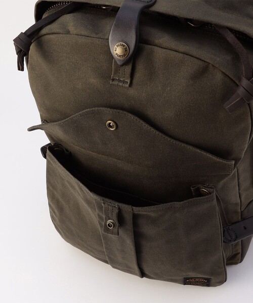 FILSON(フィルソン)の「FILSON/フィルソン Journeyman Backpack/ジャーニーマン バックパック(バックパック/リュック・メンズ・オリーブ・ONE SIZE)」の8枚目の写真