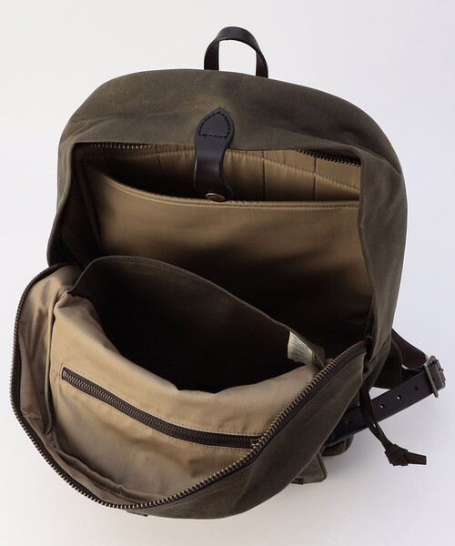FILSON(フィルソン)の「FILSON/フィルソン Journeyman Backpack/ジャーニーマン バックパック(バックパック/リュック・メンズ・オリーブ・ONE SIZE)」の9枚目の写真