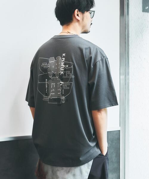 Collaboration URBAN RESEARCH(コラボレーションアーバンリサーチ)の「KAMUKURA×UR T-SHIRTS Bowls(Tシャツ/カットソー・メンズ・ホワイト/チャコールグレー/ホワイト系その他/レッド/ブラウン・LARGE/MEDIUM/SMALL)」の3枚目の写真