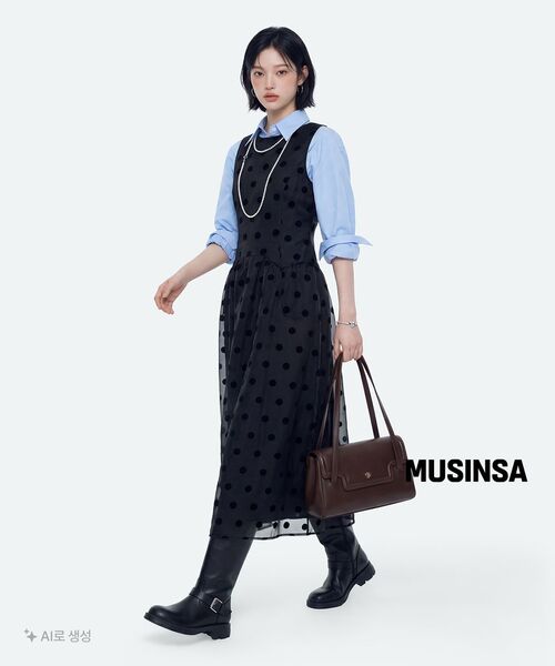 Majournee(マジョネ)の「BACK HOLE DRESS_DOT(ワンピース・レディース・その他・SMALL/MEDIUM)」の3枚目の写真