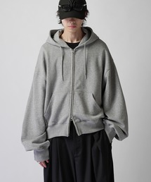 Lui's（ルイス）の「【Neucon】VOLUME DOUBLE ZIP HOODIE / ボリュームダブルジップスウェットパーカー / セットアップ対応（パーカー）」