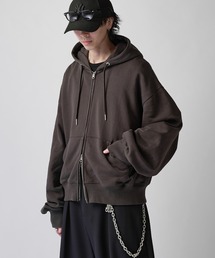 Neucon（ニューコン）の「【Neucon】VOLUME DOUBLE ZIP HOODIE / ボリュームダブルジップスウェットパーカー / セットアップ対応（パーカー）」