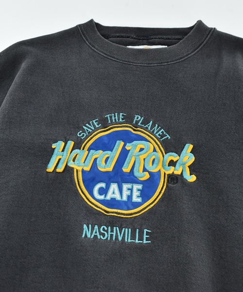 LABORATORY R（ラボラトリーアール）の「【USED】90’s Hard Rock Cafe ロゴ スウェット USA製（スウェット・メンズ・ブラック・X-LARGE）」の2枚目の写真