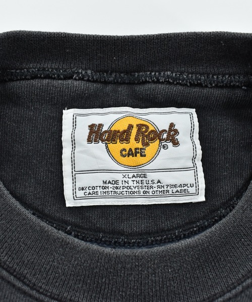 LABORATORY R（ラボラトリーアール）の「【USED】90’s Hard Rock Cafe ロゴ スウェット USA製（スウェット・メンズ・ブラック・X-LARGE）」の5枚目の写真