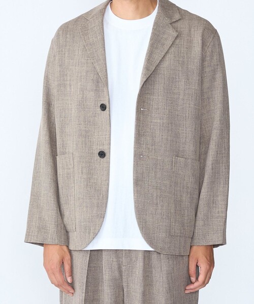 SHIPS(シップス)の「Comfy Line ジャケット(テーラードジャケット・メンズ・チャコールグレー/ベージュ/ネイビー・SMALL/X-LARGE/LARGE/MEDIUM)」の1枚目の写真