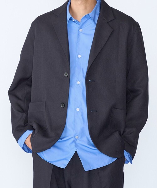 SHIPS(シップス)の「Comfy Line ジャケット(テーラードジャケット・メンズ・チャコールグレー/ベージュ/ネイビー・SMALL/X-LARGE/LARGE/MEDIUM)」の3枚目の写真