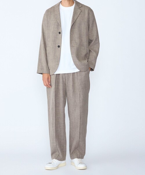 SHIPS(シップス)の「Comfy Line ジャケット(テーラードジャケット・メンズ・チャコールグレー/ベージュ/ネイビー・SMALL/X-LARGE/LARGE/MEDIUM)」の4枚目の写真