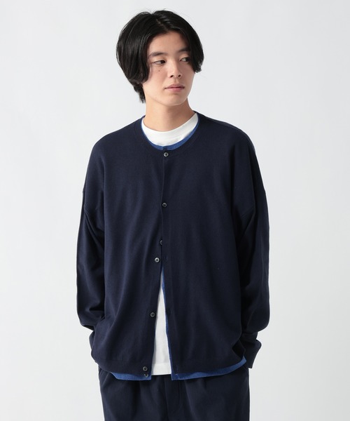 GEORGE'S(ジョージズ)の「レイヤードニットカーデ(カーディガン/ボレロ・メンズ・ネイビー/ブラウン系その他・FREE)」の17枚目の写真