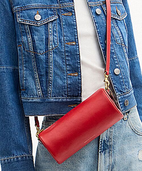 COACH｜コーチのショルダーバッグ（レッド/赤色系・ワンポイント）通販