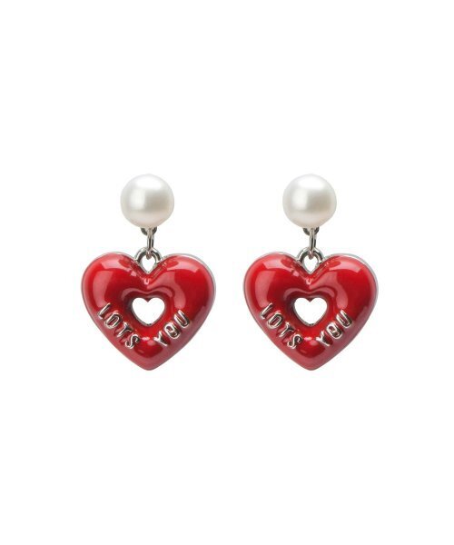 LOTSYOU（ロッツユー）の「lotsyou_Heart Candy Earring Red（ピアス（両耳用）・レディース・その他・O/S）」の2枚目の写真