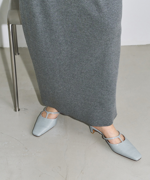 GRISE(グリーズ)の「《WEB+一部店舗限定》BOBMARY×GRISE3.5cmTストラップミュール(パンプス・レディース・モスグリーン/ブルー系その他/ブラウン・MEDIUM/X-LARGE/LARGE/SMALL)」の14枚目の写真