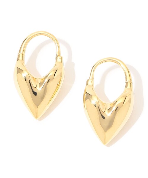 TOMORROWLAND (トゥモローランド)の「Otiumberg. Roscida Heart Hoops ピアス(ピアス(両耳用)・レディース・ゴールド・FREE)」の1枚目の写真