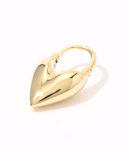 TOMORROWLAND (トゥモローランド)の「Otiumberg. Roscida Heart Hoops ピアス(ピアス(両耳用)・レディース・ゴールド・FREE)」の2枚目の写真