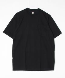 【RE】【LOS ANGELES APPAREL】6.5oz Garment Dye CrewNeck Pocket T