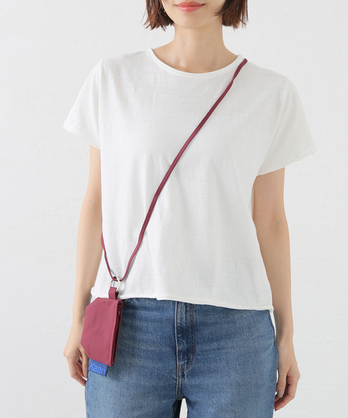 IENA LA BOUCLE(イエナラブークル)の「《撥水》KAAN カーン MINI LANYARD ポーチ K-MPOSW-AZU(クラッチバッグ・レディース・ベージュ/レッド・FREE)」の16枚目の写真