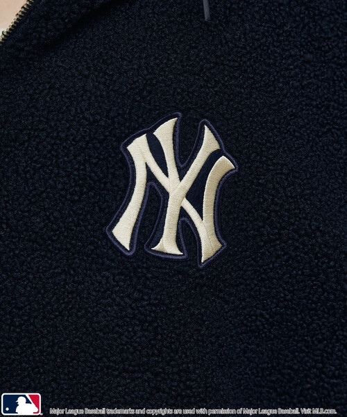 PUBLUX(パブリュクス)の「PUBLUX/パブリュクス 別注 MLB ボア フーディー 限定展開(パーカー・メンズ・ブラック/ベージュ/ネイビー/ブラウン・SMALL/LARGE/MEDIUM)」の7枚目の写真