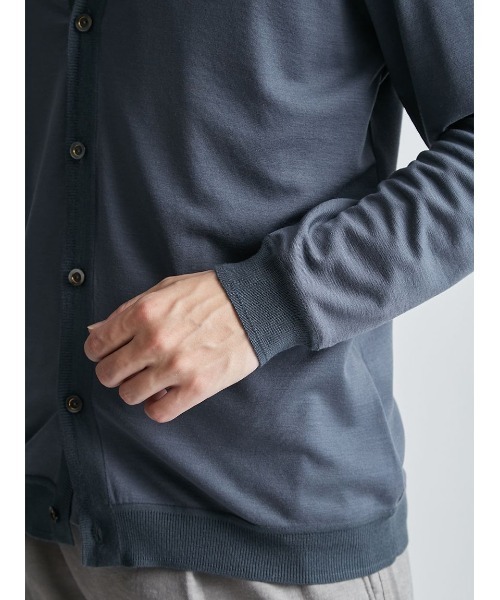 AOURE（アウール）の「WEGNER WJ CD（カーディガン/ボレロ・メンズ・ダークネイビー/キャメル/グレー・MEDIUM/LARGE）」の14枚目の写真