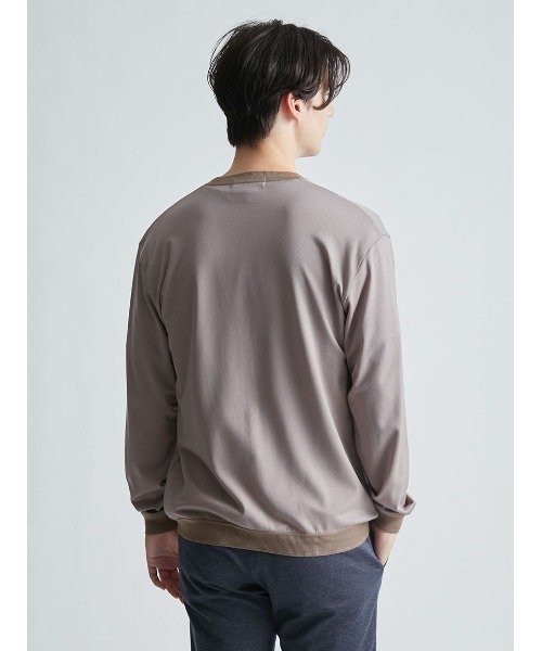AOURE（アウール）の「WEGNER WJ CD（カーディガン/ボレロ・メンズ・ダークネイビー/キャメル/グレー・MEDIUM/LARGE）」の13枚目の写真
