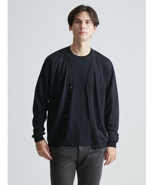 AOURE（アウール）の「WEGNER WJ CD（カーディガン/ボレロ・メンズ・ダークネイビー/キャメル/グレー・MEDIUM/LARGE）」の17枚目の写真