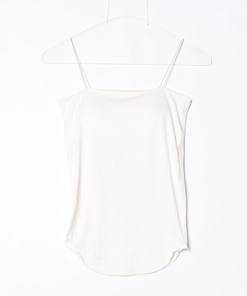 TODAYFUL(トゥデイフル)の「Cupin Flatseam Camisole 12610635(キャミソール・レディース・オフホワイト/ブラック・FREE)」の2枚目の写真