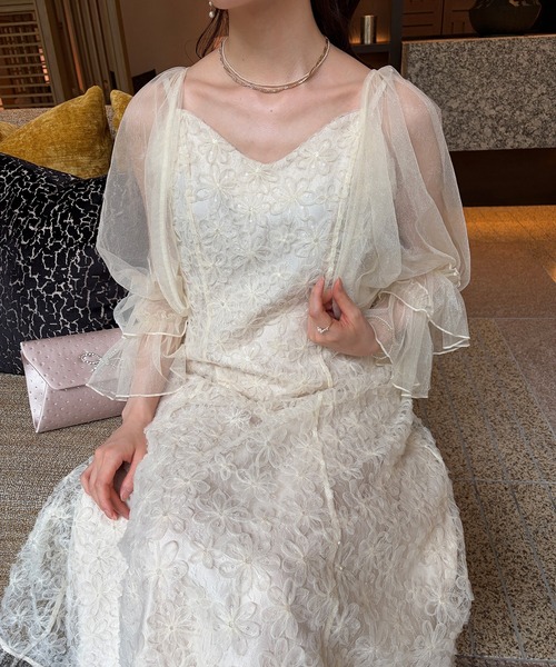 Dorry Doll(ドリードール)の「フラワーペタルドレス(ドレス・レディース・ホワイト系その他/ブラック・MEDIUM)」の19枚目の写真