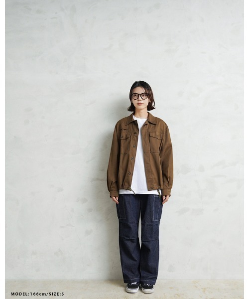 WAIPER.inc(ワイパーインク)の「WAIPER.inc 米軍 M-65 カーゴパンツ KURABO DENIM【WP1173】(デニムパンツ・メンズ・ネイビー/ネイビー×ホワイト・L/M/S/XL)」の16枚目の写真