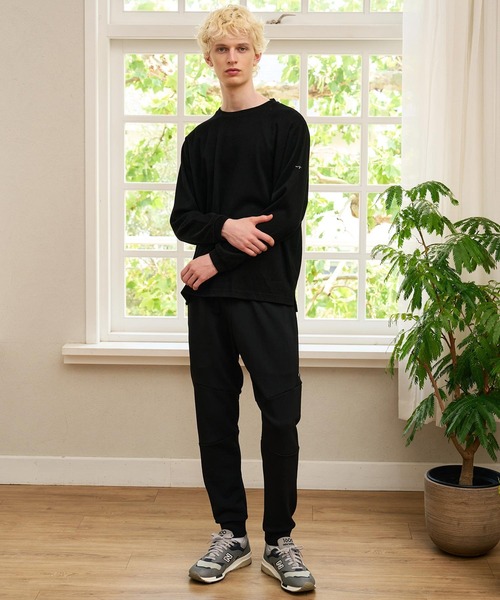 CALL&RESPONSE（コールアンドレスポンス）の「mlt5768- 長袖PO ﾏｲｸﾛｹｰﾌﾞﾙﾆｯﾄｿｰ(264-1321-03)（Tシャツ/カットソー・メンズ・ブラック/グレイッシュベージュ・5/4/2）」の9枚目の写真