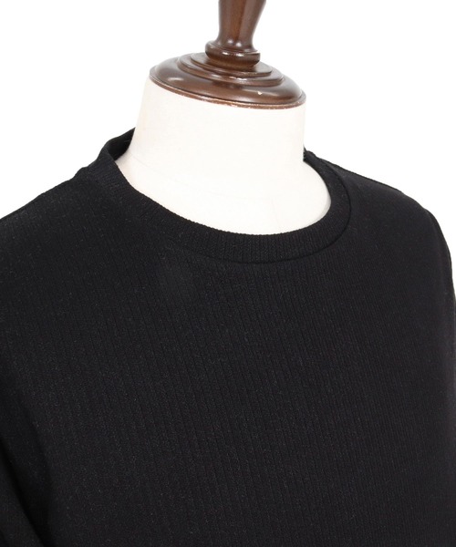 CALL&RESPONSE（コールアンドレスポンス）の「mlt5768- 長袖PO ﾏｲｸﾛｹｰﾌﾞﾙﾆｯﾄｿｰ(264-1321-03)（Tシャツ/カットソー・メンズ・ブラック/グレイッシュベージュ・5/4/2）」の15枚目の写真