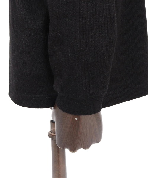 CALL&RESPONSE（コールアンドレスポンス）の「mlt5768- 長袖PO ﾏｲｸﾛｹｰﾌﾞﾙﾆｯﾄｿｰ(264-1321-03)（Tシャツ/カットソー・メンズ・ブラック/グレイッシュベージュ・5/4/2）」の17枚目の写真