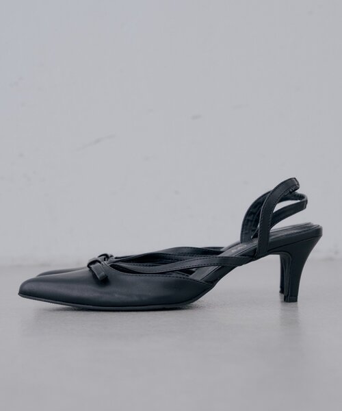 Chico（チコ）の「【SALON by Chico】リボンデザインミュール（パンプス・レディース・ブラウン/ブラック・LARGE/MEDIUM/SMALL）」の13枚目の写真