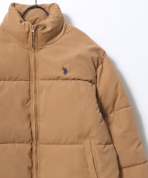 U.S. POLO ASSN.（ユーエスポロアッスン）の「U.S. POLO ASSN./ユーエスポロアッスン Puffer Jacket/オーバーサイズ 中綿 ファイバーダウン ショート丈 パファージャケット/レディース メンズ（ダウンジャケット/コート・メンズ・ブラック/ライトブラウン/カーキ・M/L/LL）」の5枚目の写真