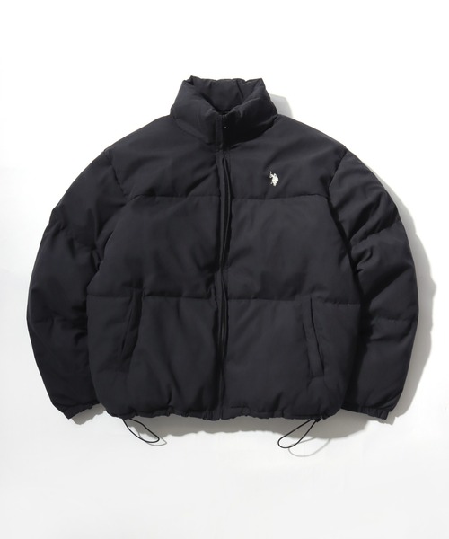 U.S. POLO ASSN.（ユーエスポロアッスン）の「U.S. POLO ASSN./ユーエスポロアッスン Puffer Jacket/オーバーサイズ 中綿 ファイバーダウン ショート丈 パファージャケット/レディース メンズ（ダウンジャケット/コート・メンズ・ブラック/ライトブラウン/カーキ・M/L/LL）」の13枚目の写真