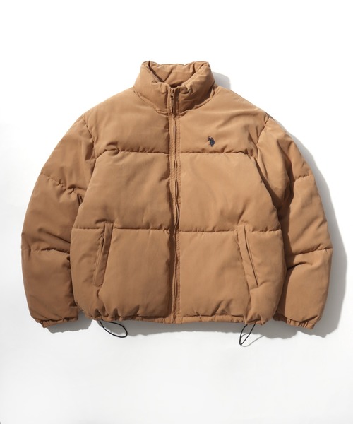 U.S. POLO ASSN.（ユーエスポロアッスン）の「U.S. POLO ASSN./ユーエスポロアッスン Puffer Jacket/オーバーサイズ 中綿 ファイバーダウン ショート丈 パファージャケット/レディース メンズ（ダウンジャケット/コート・メンズ・ブラック/ライトブラウン/カーキ・M/L/LL）」の14枚目の写真