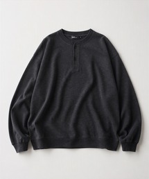 ヘンリーネックカノコプルオーバー