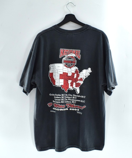 LABORATORY R(ラボラトリーアール)の「【USED】Y2K GILDAN “NATIONAL Bikers Round Up” バイク Tシャツ(Tシャツ/カットソー・メンズ・ブラック・X-LARGE)」の6枚目の写真
