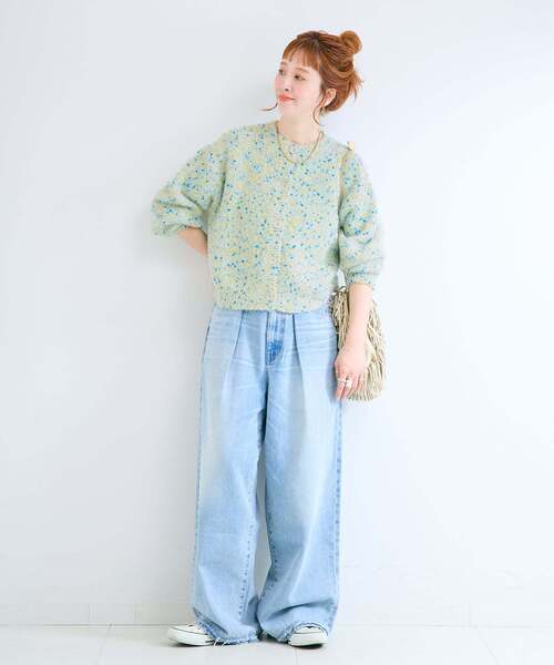 B.C STOCK(ベーセーストック)の「【WEB+一部店舗限定カラーあり】手洗い可 / ラメポコ2wayカーディガン(ニット/セーター・レディース・アイボリー/ピンク/ブラウン/ブルー/チャコールグレー・FREE)」の12枚目の写真