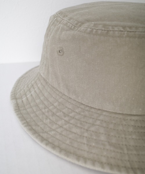 FRUIT OF THE LOOM(フルーツオブザルーム)の「【es】【FRUIT OF THE LOOM】Pigment BUCKET HAT(ハット・メンズ・ブラック/ブラウン/アイボリー/インディゴブルー/ベージュ・FREE)」の6枚目の写真