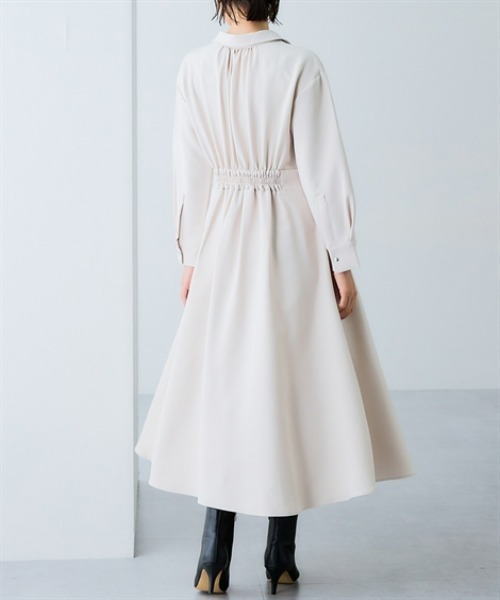 7days Life Styling(セブンデイズライフスタイリング)の「【選べる2タイプ】ダブルクロスウエスト切替ワンピース(ワンピース・レディース・ベージュ系/ブラック系/ネイビー系/ブラック/ベージュ/ネイビー・S/M/L/LL)」の15枚目の写真