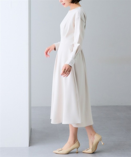 7days Life Styling(セブンデイズライフスタイリング)の「【選べる2タイプ】ダブルクロスウエスト切替ワンピース(ワンピース・レディース・ベージュ系/ブラック系/ネイビー系/ブラック/ベージュ/ネイビー・S/M/L/LL)」の19枚目の写真