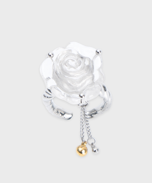 SINOON（シヌーン）の「Rose Drop Ring (Silver)（リング・レディース・シルバー・FREE）」の4枚目の写真
