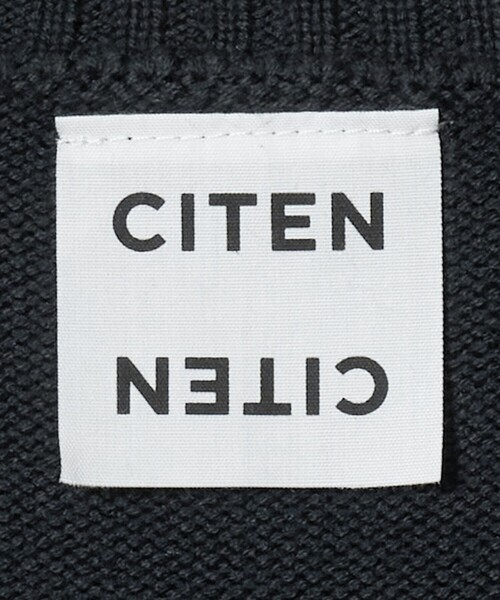 CITEN(シテン)の「<CITEN>ミドルゲージクルーネックニット ボーダー(ニット/セーター・メンズ・グレー系/ネイビー・M/L)」の15枚目の写真