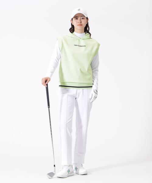 New Balance Golf(ニューバランスゴルフ)の「【new balance golf】スリーブレス ニット フーディー (WOMENS)(ニット/セーター・レディース・ブラック/グリーン系その他/ホワイト・SMALL/MEDIUM/LARGE)」の11枚目の写真